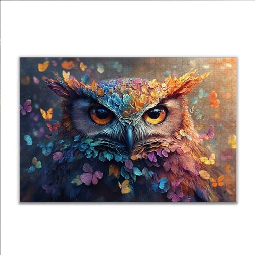 Puzzle Eule Tier Klassische Puzzle 500 Teile Erwachsene, Holzpuzzle Erwachsene Anspruchsvoll, 2025 Impossible Puzzel Kunst Lernspiel, Schwer DIY Wooden Jigsaw Set Einzigartiges Ostern Geschenk C-2 Puzzle Eule Tier Klassische Puzzle 500 Teile Erwachsene, Holzpuzzle Erwachsene Anspruchsvoll, 2025 Impossible Puzzel Kunst Lernspiel, Schwer DIY Wooden Jigsaw Set Einzigartiges Ostern Geschenk C-2 von JIANFREY
