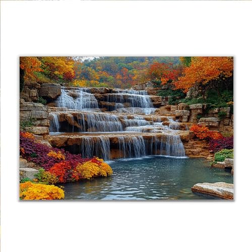 Puzzle Fallen Landschaft Klassische Puzzle 3000 Teile Erwachsene, Holzpuzzle Erwachsene Anspruchsvoll, 2025 Impossible Puzzel Kunst Lernspiel, Schwer Wooden Jigsaw Set Ostern Geschenk Wohnkultur I-2 von JIANFREY