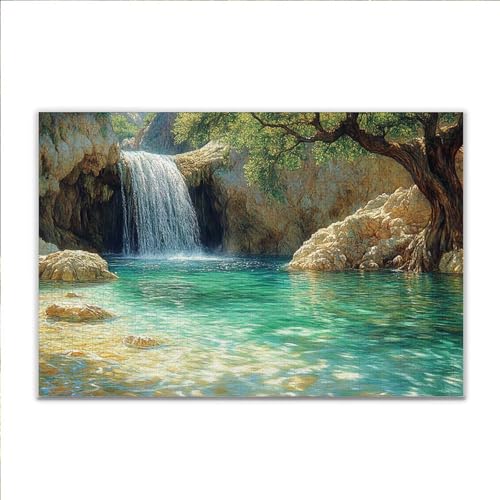 Puzzle Fallen Landschaft Klassische Puzzle 3000 Teile Erwachsene, Holzpuzzle Erwachsene Anspruchsvoll, 2025 Impossible Puzzel Kunst Lernspiel, Schwer Wooden Jigsaw Set Ostern Geschenk Wohnkultur M-5 von JIANFREY