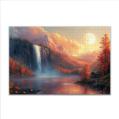 Puzzle Fallen Landschaft Klassische Puzzle 500 Teile Erwachsene, Holzpuzzle Erwachsene Anspruchsvoll, 2025 Impossible Puzzel Kunst Lernspiel, Schwer Wooden Jigsaw Set Ostern Geschenk Wohnkultur K-8 Puzzle Fallen Landschaft Klassische Puzzle 500 Teile Erwachsene, Holzpuzzle Erwachsene Anspruchsvoll, 2025 Impossible Puzzel Kunst Lernspiel, Schwer Wooden Jigsaw Set Ostern Geschenk Wohnkultur K-8 von JIANFREY