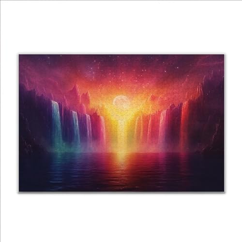 Puzzle Fallen Traum Klassische Puzzle 500 Teile Erwachsene, Holzpuzzle Erwachsene Anspruchsvoll, 2025 Impossible Puzzel Kunst Lernspiel, Schwer DIY Wooden Jigsaw Set Ostern Geschenk Wohnkultur P-4 von JIANFREY