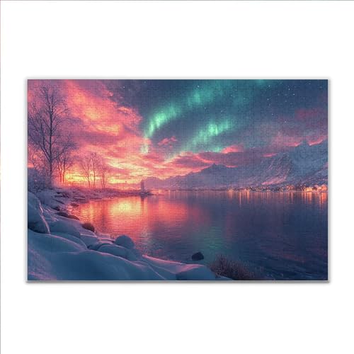 Puzzle Fantasie Aurora Klassische Puzzle 5000 Teile Erwachsene, Holzpuzzle Erwachsene Anspruchsvoll, 2025 Impossible Puzzel Kunst Lernspiel, Schwer DIY Wooden Jigsaw Set Ostern Geschenk Wohnkultur N-7 Puzzle Fantasie Aurora Klassische Puzzle 5000 Teile Erwachsene, Holzpuzzle Erwachsene Anspruchsvoll, 2025 Impossible Puzzel Kunst Lernspiel, Schwer DIY Wooden Jigsaw Set Ostern Geschenk Wohnkultur N-7 von JIANFREY