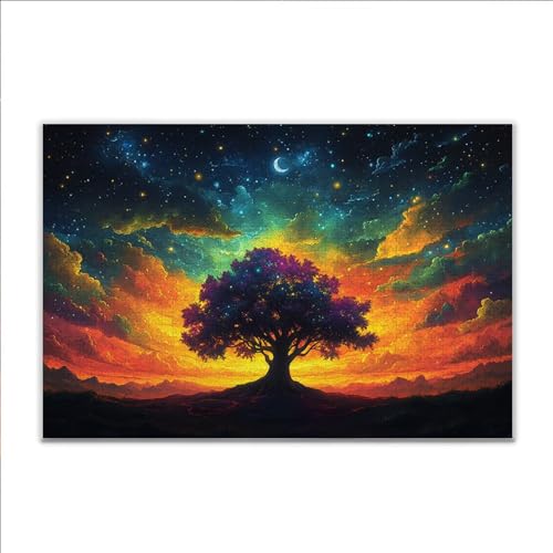 Puzzle Fantasie Baum Klassische Puzzle 500 Teile Erwachsene, Holzpuzzle Erwachsene Anspruchsvoll, 2025 Impossible Puzzel Kunst Lernspiel, Schwer DIY Wooden Jigsaw Set Ostern Geschenk Wohnkultur U-5 Puzzle Fantasie Baum Klassische Puzzle 500 Teile Erwachsene, Holzpuzzle Erwachsene Anspruchsvoll, 2025 Impossible Puzzel Kunst Lernspiel, Schwer DIY Wooden Jigsaw Set Ostern Geschenk Wohnkultur U-5 von JIANFREY