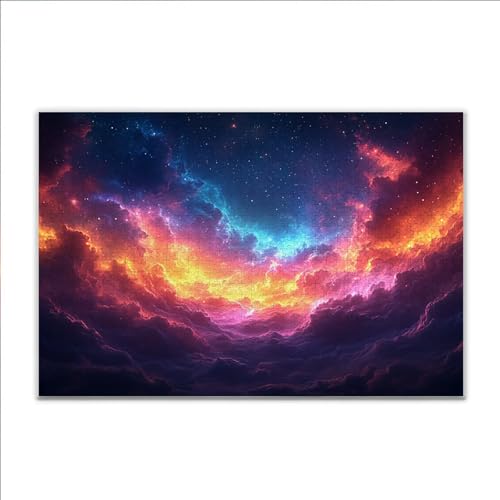 Puzzle Fantasie Landschaft Klassische Puzzle 3000 Teile Erwachsene, Holzpuzzle Erwachsene Anspruchsvoll, 2025 Impossible Puzzel Kunst Lernspiel, Schwer Wooden Jigsaw Set Ostern Geschenk Wohnkultur A-1 von JIANFREY