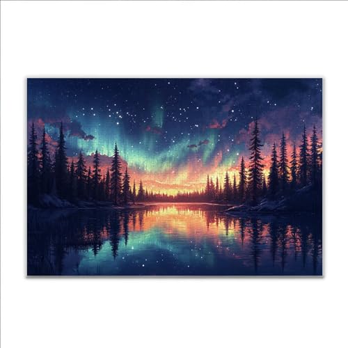 Puzzle Farbe Aurora Klassische Puzzle 3000 Teile Erwachsene, Holzpuzzle Erwachsene Anspruchsvoll, 2025 Impossible Puzzel Kunst Lernspiel, Schwer DIY Wooden Jigsaw Set Ostern Geschenk Wohnkultur J-9 Puzzle Farbe Aurora Klassische Puzzle 3000 Teile Erwachsene, Holzpuzzle Erwachsene Anspruchsvoll, 2025 Impossible Puzzel Kunst Lernspiel, Schwer DIY Wooden Jigsaw Set Ostern Geschenk Wohnkultur J-9 von JIANFREY