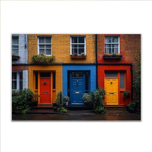 Puzzle Farbe Landschaft Klassische Puzzle 200 Teile Erwachsene, Holzpuzzle Erwachsene Anspruchsvoll, 2025 Impossible Puzzel Kunst Lernspiel, Schwer DIY Wooden Jigsaw Set Ostern Geschenk Wohnkultur O-2 von JIANFREY