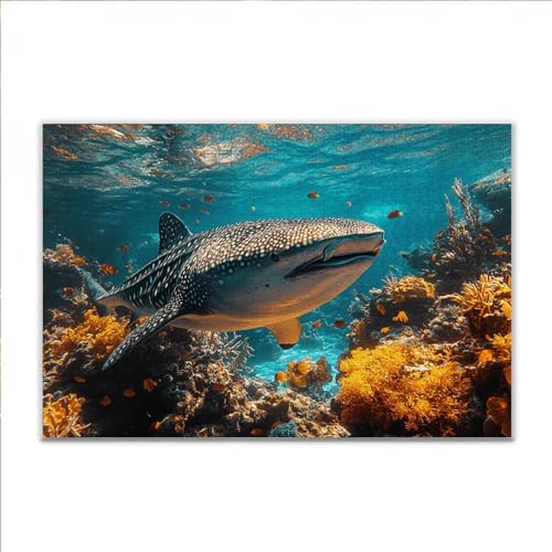Puzzle Fisch Meeresboden Klassische Puzzle 200 Teile Erwachsene, Holzpuzzle Erwachsene Anspruchsvoll, 2025 Impossible Puzzel Kunst Lernspiel, Schwer Wooden Jigsaw Set Ostern Geschenk Wohnkultur C-1 von JIANFREY