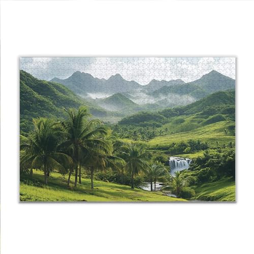 Puzzle Frühling Landschaft Klassische Puzzle 1500 Teile Erwachsene, Holzpuzzle Erwachsene Anspruchsvoll, 2025 Impossible Puzzel Kunst Lernspiel, Schwer Wooden Jigsaw Set Ostern Geschenk Wohnkultur K31 von JIANFREY