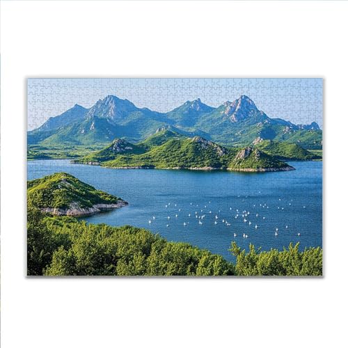 Puzzle Frühling Landschaft Klassische Puzzle 5000 Teile Erwachsene, Holzpuzzle Erwachsene Anspruchsvoll, 2025 Impossible Puzzel Kunst Lernspiel, Schwer Wooden Jigsaw Set Ostern Geschenk Wohnkultur K61 von JIANFREY