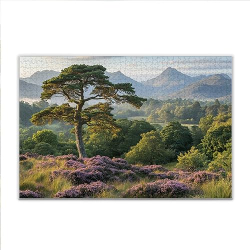 Puzzle Frühling Landschaft Klassische Puzzle 5000 Teile Erwachsene, Holzpuzzle Erwachsene Anspruchsvoll, 2025 Impossible Puzzel Kunst Lernspiel, Schwer Wooden Jigsaw Set Ostern Geschenk Wohnkultur O51 von JIANFREY
