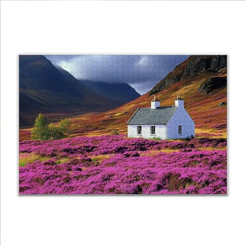 Puzzle Frühling Landschaft Klassische Puzzle 5000 Teile Erwachsene, Holzpuzzle Erwachsene Anspruchsvoll, 2025 Impossible Puzzel Kunst Lernspiel, Schwer Wooden Jigsaw Set Ostern Geschenk Wohnkultur O21 von JIANFREY
