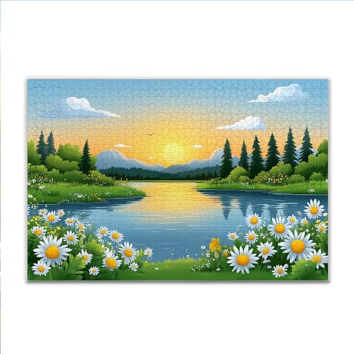 Puzzle Frühling Landschaft Klassische Puzzle 5000 Teile Erwachsene, Holzpuzzle Erwachsene Anspruchsvoll, Impossible Puzzel Kunst Lernspiel, Schwer Wooden Jigsaw Set Ostern Geschenk Wohnkultur Y-01 Puzzle Frühling Landschaft Klassische Puzzle 5000 Teile Erwachsene, Holzpuzzle Erwachsene Anspruchsvoll, Impossible Puzzel Kunst Lernspiel, Schwer Wooden Jigsaw Set Ostern Geschenk Wohnkultur Y-01 von JIANFREY