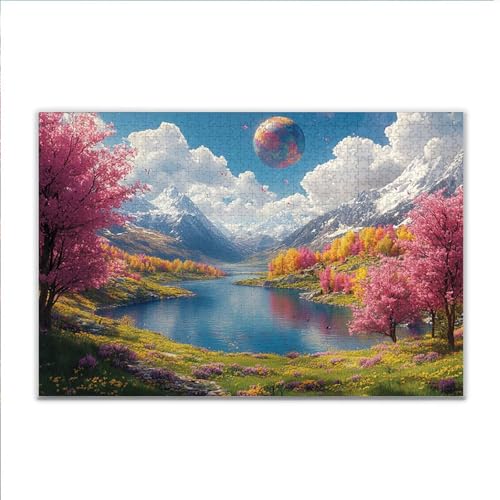 Puzzle Gebirge Landschaft Klassische Puzzle 1500 Teile Erwachsene, Holzpuzzle Erwachsene Anspruchsvoll, 2025 Impossible Puzzel Kunst Lernspiel, Schwer Wooden Jigsaw Set Ostern Geschenk Wohnkultur N-3 Puzzle Gebirge Landschaft Klassische Puzzle 1500 Teile Erwachsene, Holzpuzzle Erwachsene Anspruchsvoll, 2025 Impossible Puzzel Kunst Lernspiel, Schwer Wooden Jigsaw Set Ostern Geschenk Wohnkultur N-3 von JIANFREY