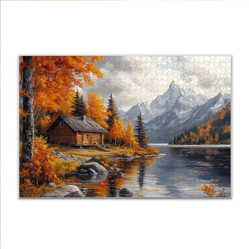 Puzzle Herbst Landschaft Klassische Puzzle 500 Teile Erwachsene, Holzpuzzle Erwachsene Anspruchsvoll, 2025 Impossible Puzzel Kunst Lernspiel, Schwer Wooden Jigsaw Set Ostern Geschenk Wohnkultur I-3 Puzzle Herbst Landschaft Klassische Puzzle 500 Teile Erwachsene, Holzpuzzle Erwachsene Anspruchsvoll, 2025 Impossible Puzzel Kunst Lernspiel, Schwer Wooden Jigsaw Set Ostern Geschenk Wohnkultur I-3 von JIANFREY