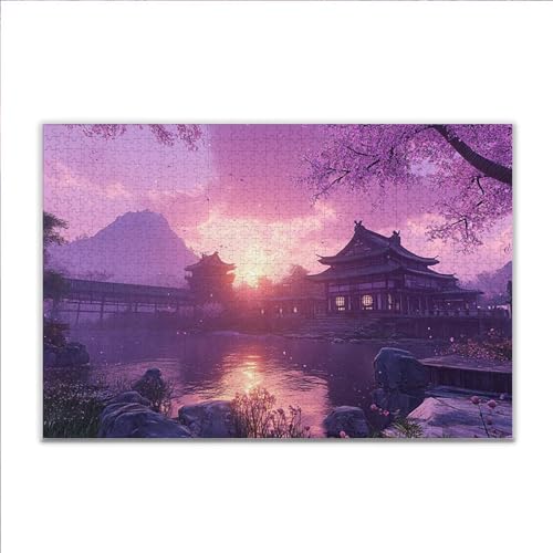 Puzzle Landschaft Architektur Klassische Puzzle 200 Teile Erwachsene, Holzpuzzle Erwachsene Anspruchsvoll, 2025 Impossible Puzzel Kunst Lernspiel, Schwer DIY Wooden Jigsaw Set Ostern Geschenk N-0 von JIANFREY