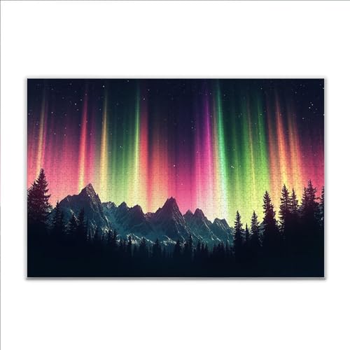 Puzzle Landschaft Aurora Klassische Puzzle 200 Teile Erwachsene, Holzpuzzle Erwachsene Anspruchsvoll, 2025 Impossible Puzzel Kunst Lernspiel, Schwer Wooden Jigsaw Set Ostern Geschenk Wohnkultur N-5 Puzzle Landschaft Aurora Klassische Puzzle 200 Teile Erwachsene, Holzpuzzle Erwachsene Anspruchsvoll, 2025 Impossible Puzzel Kunst Lernspiel, Schwer Wooden Jigsaw Set Ostern Geschenk Wohnkultur N-5 von JIANFREY