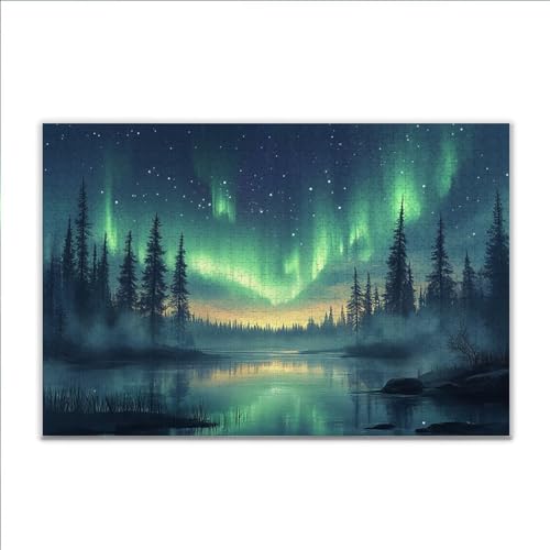 Puzzle Landschaft Aurora Klassische Puzzle 200 Teile Erwachsene, Holzpuzzle Erwachsene Anspruchsvoll, 2025 Impossible Puzzel Kunst Lernspiel, Schwer Wooden Jigsaw Set Ostern Geschenk Wohnkultur P-9 Puzzle Landschaft Aurora Klassische Puzzle 200 Teile Erwachsene, Holzpuzzle Erwachsene Anspruchsvoll, 2025 Impossible Puzzel Kunst Lernspiel, Schwer Wooden Jigsaw Set Ostern Geschenk Wohnkultur P-9 von JIANFREY
