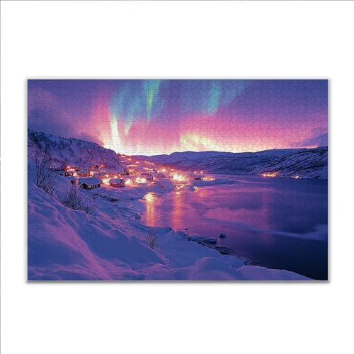 Puzzle Landschaft Aurora Klassische Puzzle 3000 Teile Erwachsene, Holzpuzzle Erwachsene Anspruchsvoll, 2025 Impossible Puzzel Kunst Lernspiel, Schwer Wooden Jigsaw Set Ostern Geschenk Wohnkultur A-7 Puzzle Landschaft Aurora Klassische Puzzle 3000 Teile Erwachsene, Holzpuzzle Erwachsene Anspruchsvoll, 2025 Impossible Puzzel Kunst Lernspiel, Schwer Wooden Jigsaw Set Ostern Geschenk Wohnkultur A-7 von JIANFREY