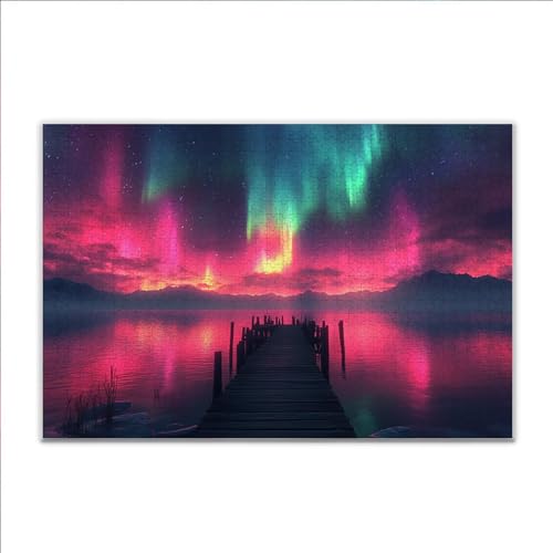 Puzzle Landschaft Aurora Klassische Puzzle 3000 Teile Erwachsene, Holzpuzzle Erwachsene Anspruchsvoll, 2025 Impossible Puzzel Kunst Lernspiel, Schwer Wooden Jigsaw Set Ostern Geschenk Wohnkultur S-6 Puzzle Landschaft Aurora Klassische Puzzle 3000 Teile Erwachsene, Holzpuzzle Erwachsene Anspruchsvoll, 2025 Impossible Puzzel Kunst Lernspiel, Schwer Wooden Jigsaw Set Ostern Geschenk Wohnkultur S-6 von JIANFREY