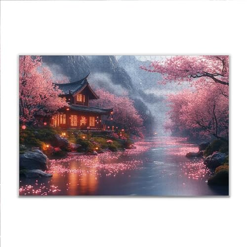 Puzzle Landschaft Baum Klassische Puzzle 3000 Teile Erwachsene, Holzpuzzle Erwachsene Anspruchsvoll, 2025 Impossible Puzzel Kunst Lernspiel, Schwer DIY Wooden Jigsaw Set Ostern Geschenk Wohnkultur Y-6 von JIANFREY