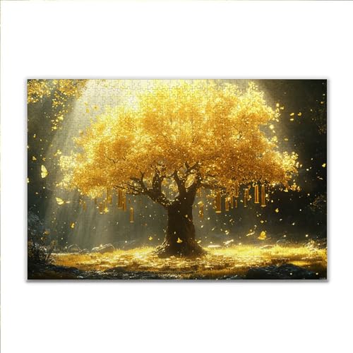 Puzzle Landschaft Baum Klassische Puzzle 5000 Teile Erwachsene, Holzpuzzle Erwachsene Anspruchsvoll, 2025 Impossible Puzzel Kunst Lernspiel, Schwer DIY Wooden Jigsaw Set Ostern Geschenk Wohnkultur O-9 von JIANFREY