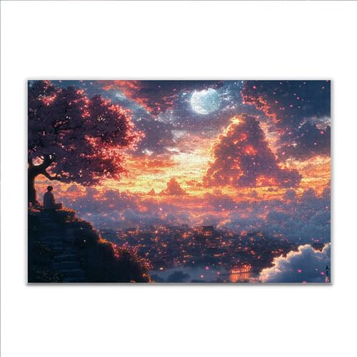 Puzzle Landschaft Fantasie Klassische Puzzle 500 Teile Erwachsene, Holzpuzzle Erwachsene Anspruchsvoll, 2025 Impossible Puzzel Kunst Lernspiel, Schwer Wooden Jigsaw Set Ostern Geschenk Wohnkultur U-4 Puzzle Landschaft Fantasie Klassische Puzzle 500 Teile Erwachsene, Holzpuzzle Erwachsene Anspruchsvoll, 2025 Impossible Puzzel Kunst Lernspiel, Schwer Wooden Jigsaw Set Ostern Geschenk Wohnkultur U-4 von JIANFREY