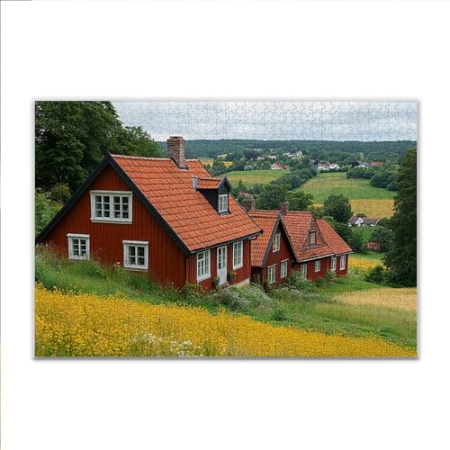 Puzzle Landschaft Frühling Klassische Puzzle 3000 Teile Erwachsene, Holzpuzzle Erwachsene Anspruchsvoll, 2025 Impossible Puzzel Kunst Lernspiel, Schwer Wooden Jigsaw Set Ostern Geschenk Wohnkultur U-5 von JIANFREY