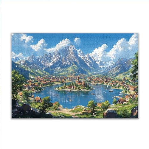 Puzzle Landschaft Gebirge Klassische Puzzle 200 Teile Erwachsene, Holzpuzzle Erwachsene Anspruchsvoll, 2025 Impossible Puzzel Kunst Lernspiel, Schwer Wooden Jigsaw Set Ostern Geschenk Wohnkultur D-1 Puzzle Landschaft Gebirge Klassische Puzzle 200 Teile Erwachsene, Holzpuzzle Erwachsene Anspruchsvoll, 2025 Impossible Puzzel Kunst Lernspiel, Schwer Wooden Jigsaw Set Ostern Geschenk Wohnkultur D-1 von JIANFREY