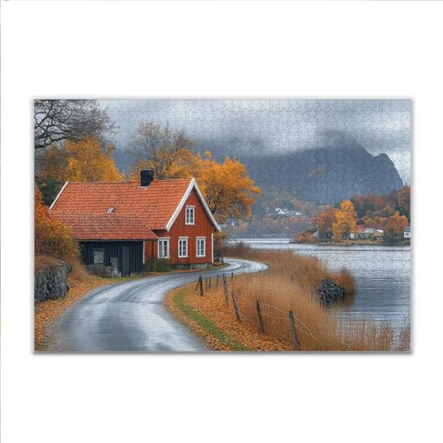 Puzzle Landschaft Herbst Klassische Puzzle 500 Teile Erwachsene, Holzpuzzle Erwachsene Anspruchsvoll, 2025 Impossible Puzzel Kunst Lernspiel, Schwer Wooden Jigsaw Set Ostern Geschenk Wohnkultur I-7 Puzzle Landschaft Herbst Klassische Puzzle 500 Teile Erwachsene, Holzpuzzle Erwachsene Anspruchsvoll, 2025 Impossible Puzzel Kunst Lernspiel, Schwer Wooden Jigsaw Set Ostern Geschenk Wohnkultur I-7 von JIANFREY
