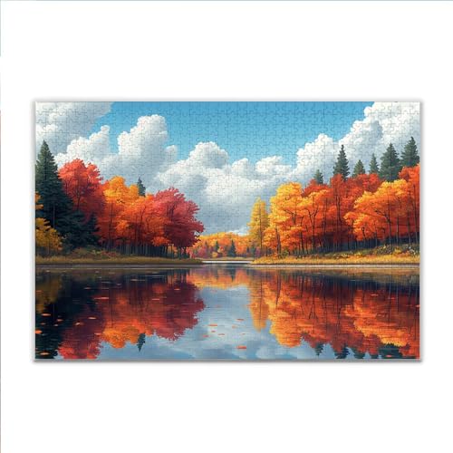Puzzle Landschaft Herbst Klassische Puzzle 500 Teile Erwachsene, Holzpuzzle Erwachsene Anspruchsvoll, 2025 Impossible Puzzel Kunst Lernspiel, Schwer Wooden Jigsaw Set Ostern Geschenk Wohnkultur P-5 Puzzle Landschaft Herbst Klassische Puzzle 500 Teile Erwachsene, Holzpuzzle Erwachsene Anspruchsvoll, 2025 Impossible Puzzel Kunst Lernspiel, Schwer Wooden Jigsaw Set Ostern Geschenk Wohnkultur P-5 von JIANFREY