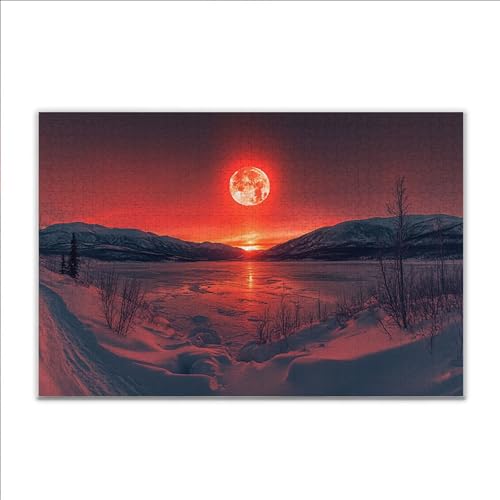 Puzzle Mond Landschaft Klassische Puzzle 1500 Teile Erwachsene, Holzpuzzle Erwachsene Anspruchsvoll, 2025 Impossible Puzzel Kunst Lernspiel, Schwer DIY Wooden Jigsaw Set Ostern Geschenk Wohnkultur A-2 Puzzle Mond Landschaft Klassische Puzzle 1500 Teile Erwachsene, Holzpuzzle Erwachsene Anspruchsvoll, 2025 Impossible Puzzel Kunst Lernspiel, Schwer DIY Wooden Jigsaw Set Ostern Geschenk Wohnkultur A-2 von JIANFREY