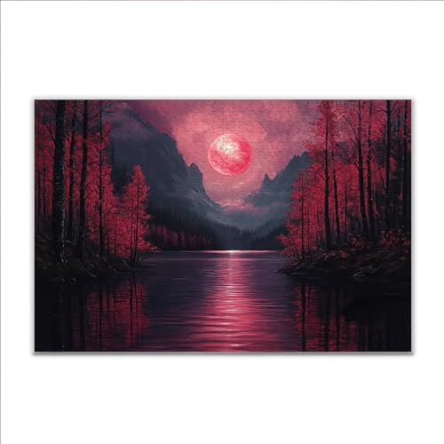 Puzzle Mond Landschaft Klassische Puzzle 500 Teile Erwachsene, Holzpuzzle Erwachsene Anspruchsvoll, 2025 Impossible Puzzel Kunst Lernspiel, Schwer DIY Wooden Jigsaw Set Ostern Geschenk Wohnkultur H-7 Puzzle Mond Landschaft Klassische Puzzle 500 Teile Erwachsene, Holzpuzzle Erwachsene Anspruchsvoll, 2025 Impossible Puzzel Kunst Lernspiel, Schwer DIY Wooden Jigsaw Set Ostern Geschenk Wohnkultur H-7 von JIANFREY
