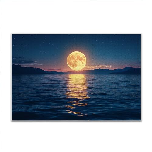 Puzzle Mond Ozean Klassische Puzzle 5000 Teile Erwachsene, Holzpuzzle Erwachsene Anspruchsvoll, 2025 Impossible Puzzel Kunst Lernspiel, Schwer DIY Wooden Jigsaw Set Ostern Geschenk Wohnkultur E-4 Puzzle Mond Ozean Klassische Puzzle 5000 Teile Erwachsene, Holzpuzzle Erwachsene Anspruchsvoll, 2025 Impossible Puzzel Kunst Lernspiel, Schwer DIY Wooden Jigsaw Set Ostern Geschenk Wohnkultur E-4 von JIANFREY