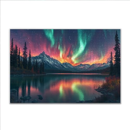 Puzzle Nordlicht Berg Klassische Puzzle 5000 Teile Erwachsene, Holzpuzzle Erwachsene Anspruchsvoll, 2025 Impossible Puzzel Kunst Lernspiel, Schwer DIY Wooden Jigsaw Set Ostern Geschenk Wohnkultur S-4 Puzzle Nordlicht Berg Klassische Puzzle 5000 Teile Erwachsene, Holzpuzzle Erwachsene Anspruchsvoll, 2025 Impossible Puzzel Kunst Lernspiel, Schwer DIY Wooden Jigsaw Set Ostern Geschenk Wohnkultur S-4 von JIANFREY