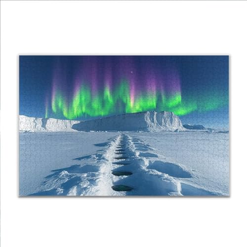 Puzzle Nordlicht Landschaft Klassische Puzzle 1500 Teile Erwachsene, Holzpuzzle Erwachsene Anspruchsvoll, Impossible Puzzel Kunst Lernspiel, Schwer Wooden Jigsaw Set Ostern Geschenk Wohnkultur Z-8 Puzzle Nordlicht Landschaft Klassische Puzzle 1500 Teile Erwachsene, Holzpuzzle Erwachsene Anspruchsvoll, Impossible Puzzel Kunst Lernspiel, Schwer Wooden Jigsaw Set Ostern Geschenk Wohnkultur Z-8 von JIANFREY