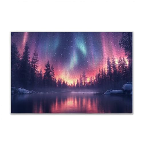 Puzzle Nordlicht Ozean Klassische Puzzle 3000 Teile Erwachsene, Holzpuzzle Erwachsene Anspruchsvoll, 2025 Impossible Puzzel Kunst Lernspiel, Schwer DIY Wooden Jigsaw Set Ostern Geschenk Wohnkultur S-5 Puzzle Nordlicht Ozean Klassische Puzzle 3000 Teile Erwachsene, Holzpuzzle Erwachsene Anspruchsvoll, 2025 Impossible Puzzel Kunst Lernspiel, Schwer DIY Wooden Jigsaw Set Ostern Geschenk Wohnkultur S-5 von JIANFREY