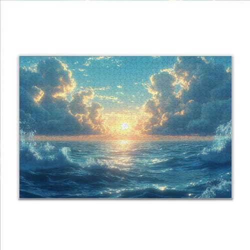 Puzzle Ozean Sonnenuntergang Klassische Puzzle 200 Teile Erwachsene, Holzpuzzle Erwachsene Anspruchsvoll, Impossible Puzzel Kunst Lernspiel, Schwer Wooden Jigsaw Set Ostern Geschenk Wohnkultur Y-1 Puzzle Ozean Sonnenuntergang Klassische Puzzle 200 Teile Erwachsene, Holzpuzzle Erwachsene Anspruchsvoll, Impossible Puzzel Kunst Lernspiel, Schwer Wooden Jigsaw Set Ostern Geschenk Wohnkultur Y-1 von JIANFREY