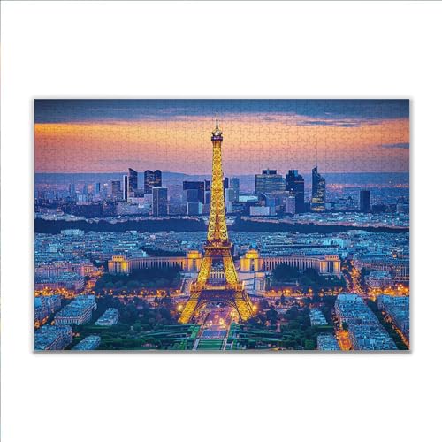 Puzzle Paris Eiffelturm Klassische Puzzle 200 Teile Erwachsene, Holzpuzzle Erwachsene Anspruchsvoll, 2025 Impossible Puzzel Kunst Lernspiel, Schwer DIY Wooden Jigsaw Set Ostern Geschenk Wohnkultur O-8 von JIANFREY