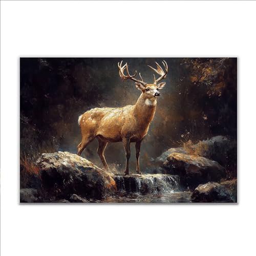 Puzzle REH Tier Klassische Puzzle 200 Teile Erwachsene, Holzpuzzle Erwachsene Anspruchsvoll, 2025 Impossible Puzzel Kunst Lernspiel, Schwer DIY Wooden Jigsaw Set Einzigartiges Ostern Geschenk K-9 von JIANFREY