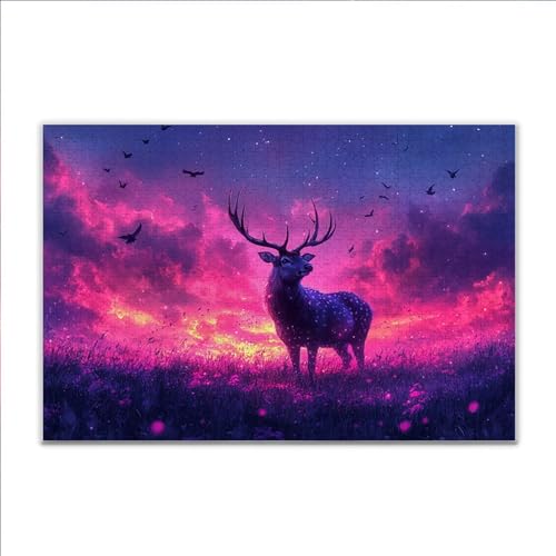 Puzzle REH Tier Klassische Puzzle 500 Teile Erwachsene, Holzpuzzle Erwachsene Anspruchsvoll, 2025 Impossible Puzzel Kunst Lernspiel, Schwer DIY Wooden Jigsaw Set Einzigartiges Ostern Geschenk E-5 Puzzle REH Tier Klassische Puzzle 500 Teile Erwachsene, Holzpuzzle Erwachsene Anspruchsvoll, 2025 Impossible Puzzel Kunst Lernspiel, Schwer DIY Wooden Jigsaw Set Einzigartiges Ostern Geschenk E-5 von JIANFREY