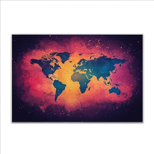 Puzzle Retro Weltkarte Klassische Puzzle 5000 Teile Erwachsene, Holzpuzzle Erwachsene Anspruchsvoll, 2025 Impossible Puzzel Kunst Lernspiel, Schwer DIY Wooden Jigsaw Set Ostern Geschenk Wohnkultur L-9 Puzzle Retro Weltkarte Klassische Puzzle 5000 Teile Erwachsene, Holzpuzzle Erwachsene Anspruchsvoll, 2025 Impossible Puzzel Kunst Lernspiel, Schwer DIY Wooden Jigsaw Set Ostern Geschenk Wohnkultur L-9 von JIANFREY