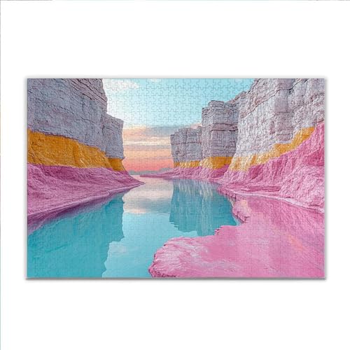 Puzzle Rosa Landschaft Klassische Puzzle 200 Teile Erwachsene, Holzpuzzle Erwachsene Anspruchsvoll, 2025 Impossible Puzzel Kunst Lernspiel, Schwer DIY Wooden Jigsaw Set Ostern Geschenk Wohnkultur E-0 Puzzle Rosa Landschaft Klassische Puzzle 200 Teile Erwachsene, Holzpuzzle Erwachsene Anspruchsvoll, 2025 Impossible Puzzel Kunst Lernspiel, Schwer DIY Wooden Jigsaw Set Ostern Geschenk Wohnkultur E-0 von JIANFREY