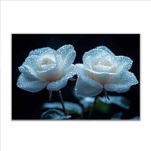 Puzzle Rose Blume Klassische Puzzle 500 Teile Erwachsene, Holzpuzzle Erwachsene Anspruchsvoll, 2025 Impossible Puzzel Kunst Lernspiel, Schwer DIY Wooden Jigsaw Set Einzigartiges Ostern Geschenk I-2 von JIANFREY