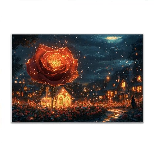 Puzzle Rose Fantasie Klassische Puzzle 200 Teile Erwachsene, Holzpuzzle Erwachsene Anspruchsvoll, 2025 Impossible Puzzel Kunst Lernspiel, Schwer DIY Wooden Jigsaw Set Ostern Geschenk Wohnkultur I-6 Puzzle Rose Fantasie Klassische Puzzle 200 Teile Erwachsene, Holzpuzzle Erwachsene Anspruchsvoll, 2025 Impossible Puzzel Kunst Lernspiel, Schwer DIY Wooden Jigsaw Set Ostern Geschenk Wohnkultur I-6 von JIANFREY
