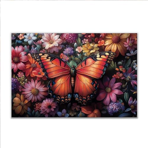 Puzzle Schmetterling Blume Klassische Puzzle 500 Teile Erwachsene, Holzpuzzle Erwachsene Anspruchsvoll, 2025 Impossible Puzzel Kunst Lernspiel, Schwer Wooden Jigsaw Set Ostern Geschenk Wohnkultur E-6 Puzzle Schmetterling Blume Klassische Puzzle 500 Teile Erwachsene, Holzpuzzle Erwachsene Anspruchsvoll, 2025 Impossible Puzzel Kunst Lernspiel, Schwer Wooden Jigsaw Set Ostern Geschenk Wohnkultur E-6 von JIANFREY
