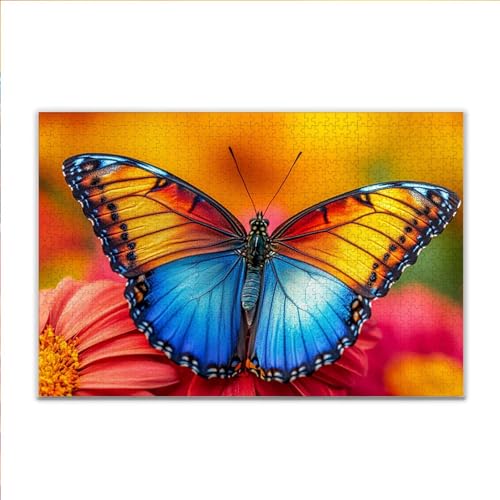 Puzzle Schmetterling Tier Klassische Puzzle 500 Teile Erwachsene, Holzpuzzle Erwachsene Anspruchsvoll, 2025 Impossible Puzzel Kunst Lernspiel, Schwer Wooden Jigsaw Set Ostern Geschenk Wohnkultur W-31 Puzzle Schmetterling Tier Klassische Puzzle 500 Teile Erwachsene, Holzpuzzle Erwachsene Anspruchsvoll, 2025 Impossible Puzzel Kunst Lernspiel, Schwer Wooden Jigsaw Set Ostern Geschenk Wohnkultur W-31 von JIANFREY