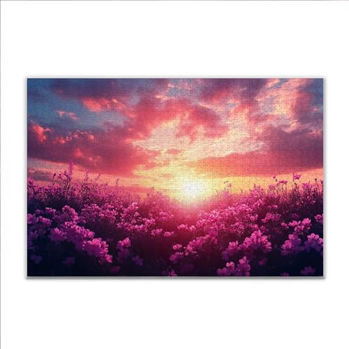 Puzzle Sonnenuntergang Blume Klassische Puzzle 500 Teile Erwachsene, Holzpuzzle Erwachsene Anspruchsvoll, Impossible Puzzel Kunst Lernspiel, Schwer Wooden Jigsaw Set Ostern Geschenk Wohnkultur W-7 Puzzle Sonnenuntergang Blume Klassische Puzzle 500 Teile Erwachsene, Holzpuzzle Erwachsene Anspruchsvoll, Impossible Puzzel Kunst Lernspiel, Schwer Wooden Jigsaw Set Ostern Geschenk Wohnkultur W-7 von JIANFREY
