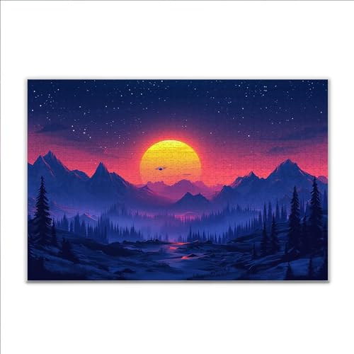 Puzzle Sonnenuntergang Landschaft Klassische Puzzle 200 Teile Erwachsene, Holzpuzzle Erwachsene Anspruchsvoll, 2025 Impossible Puzzel Kunst Lernspiel, Schwer DIY Wooden Jigsaw Set Ostern Geschenk I-9 Puzzle Sonnenuntergang Landschaft Klassische Puzzle 200 Teile Erwachsene, Holzpuzzle Erwachsene Anspruchsvoll, 2025 Impossible Puzzel Kunst Lernspiel, Schwer DIY Wooden Jigsaw Set Ostern Geschenk I-9 von JIANFREY