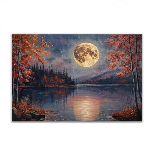 Puzzle Sonnenuntergang Landschaft Klassische Puzzle 3000 Teile Erwachsene, Holzpuzzle Erwachsene Anspruchsvoll, 2025 Impossible Puzzel Kunst Lernspiel, Schwer DIY Wooden Jigsaw Set Ostern Geschenk I-4 von JIANFREY