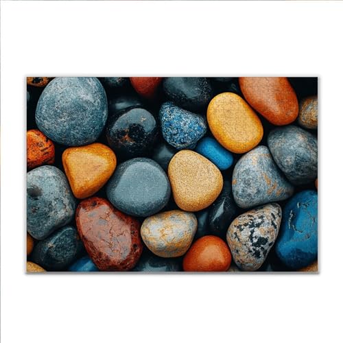 Puzzle Stein Bunt Klassische Puzzle 3000 Teile Erwachsene, Holzpuzzle Erwachsene Anspruchsvoll, 2025 Impossible Puzzel Kunst Lernspiel, Schwer DIY Wooden Jigsaw Set Ostern Geschenk Wohnkultur E-51 von JIANFREY